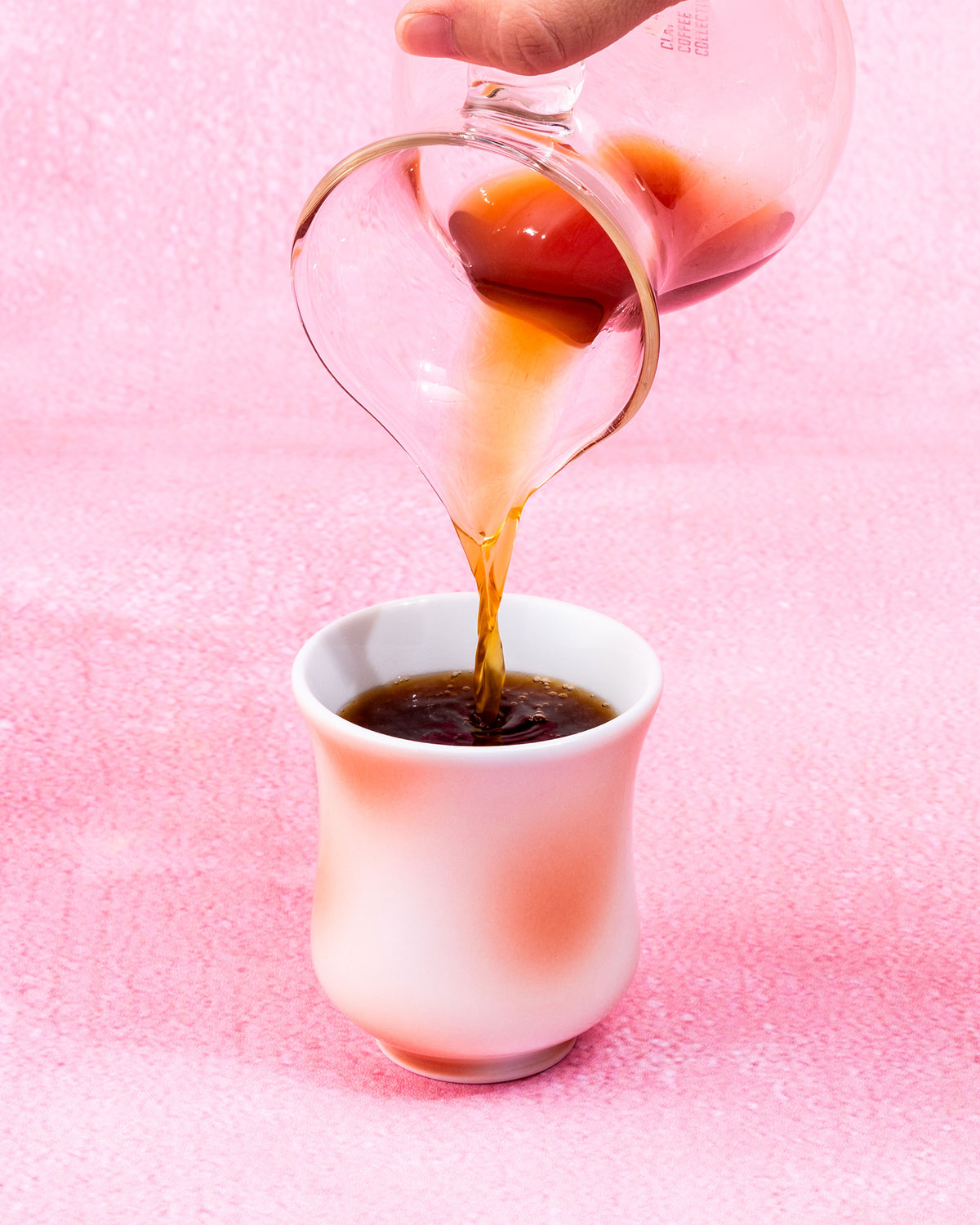 CCCLAY Frosted Peach – Medium Sensory Coffee Cup