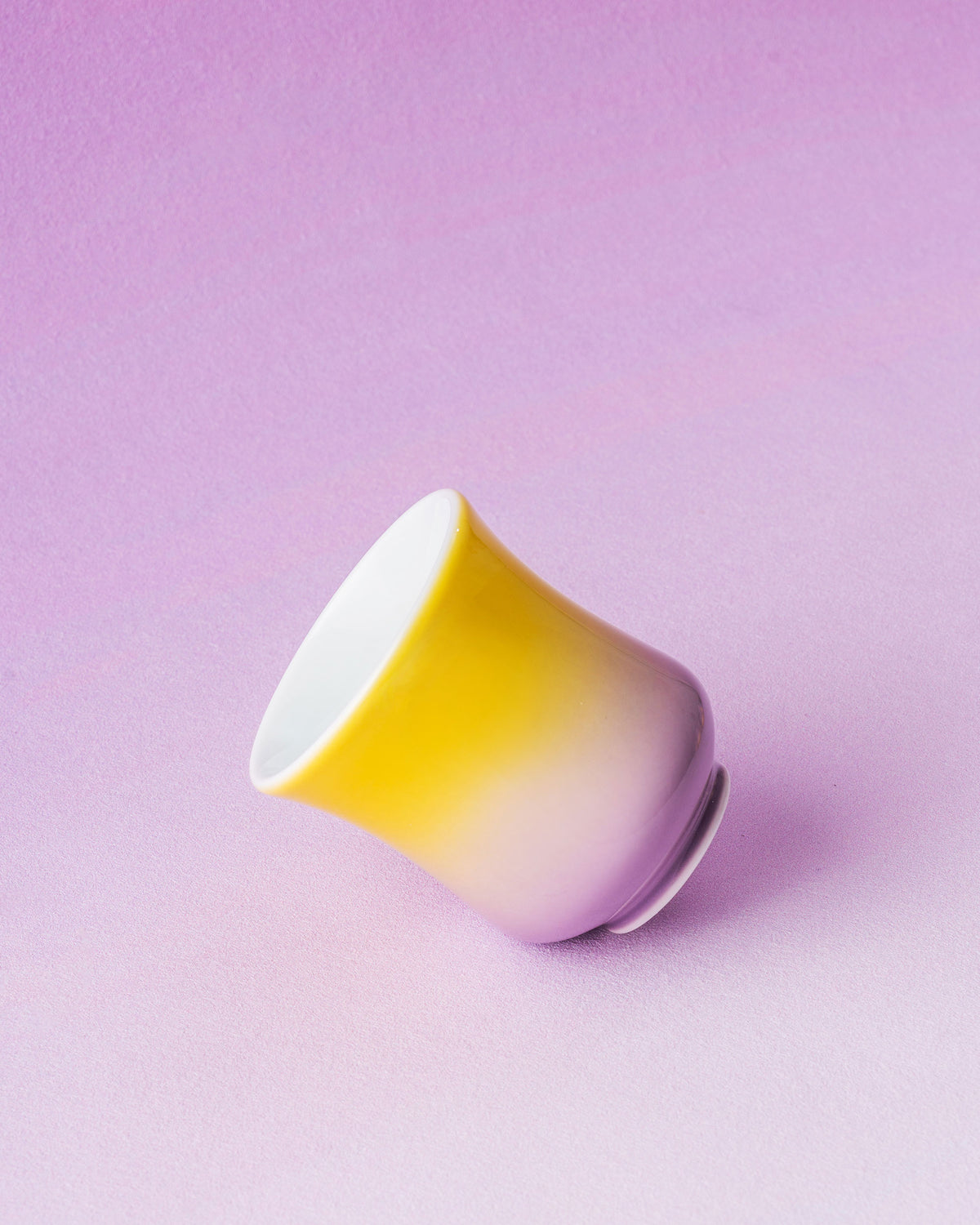 CCCLAY Amethyst Aurora 1.0 Golden Violet – Medium Sensory Coffee Cup