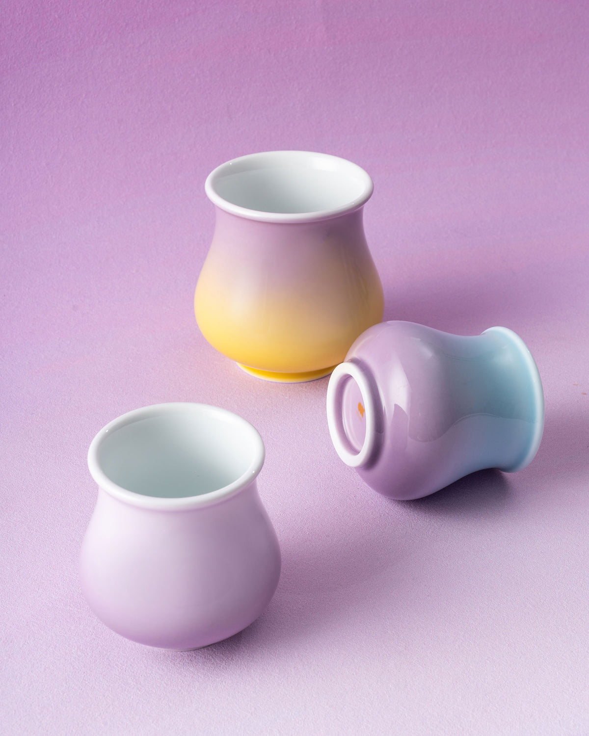 CCCLAY Amethyst Aurora 1.0 coffee cups