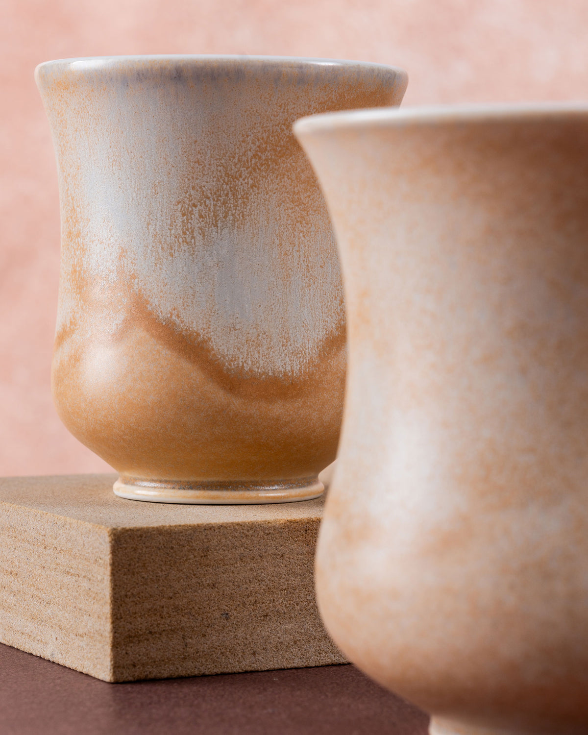 CCCLAY Dune Kiln-Transmuted Glaze – Medium Sensory Coffee Cup