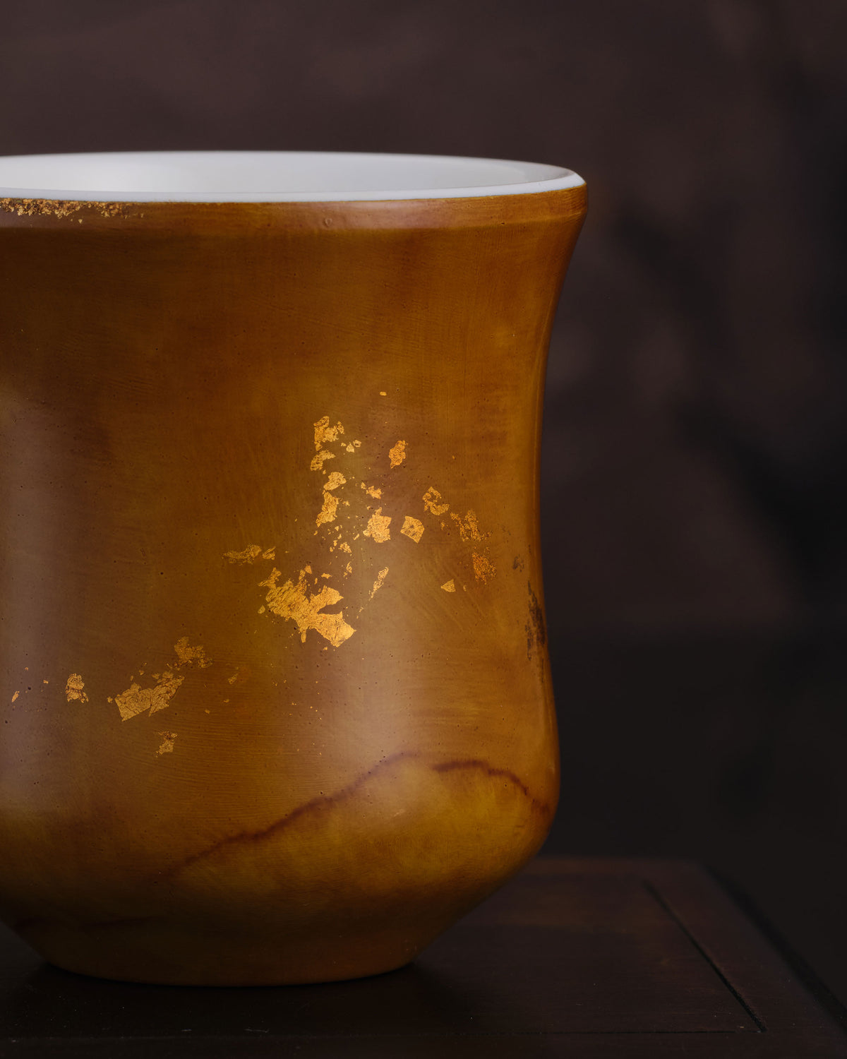 CCCLAY Faded Dream Golden Ochre Natural Lacquer – Medium Sensory Coffee Cup