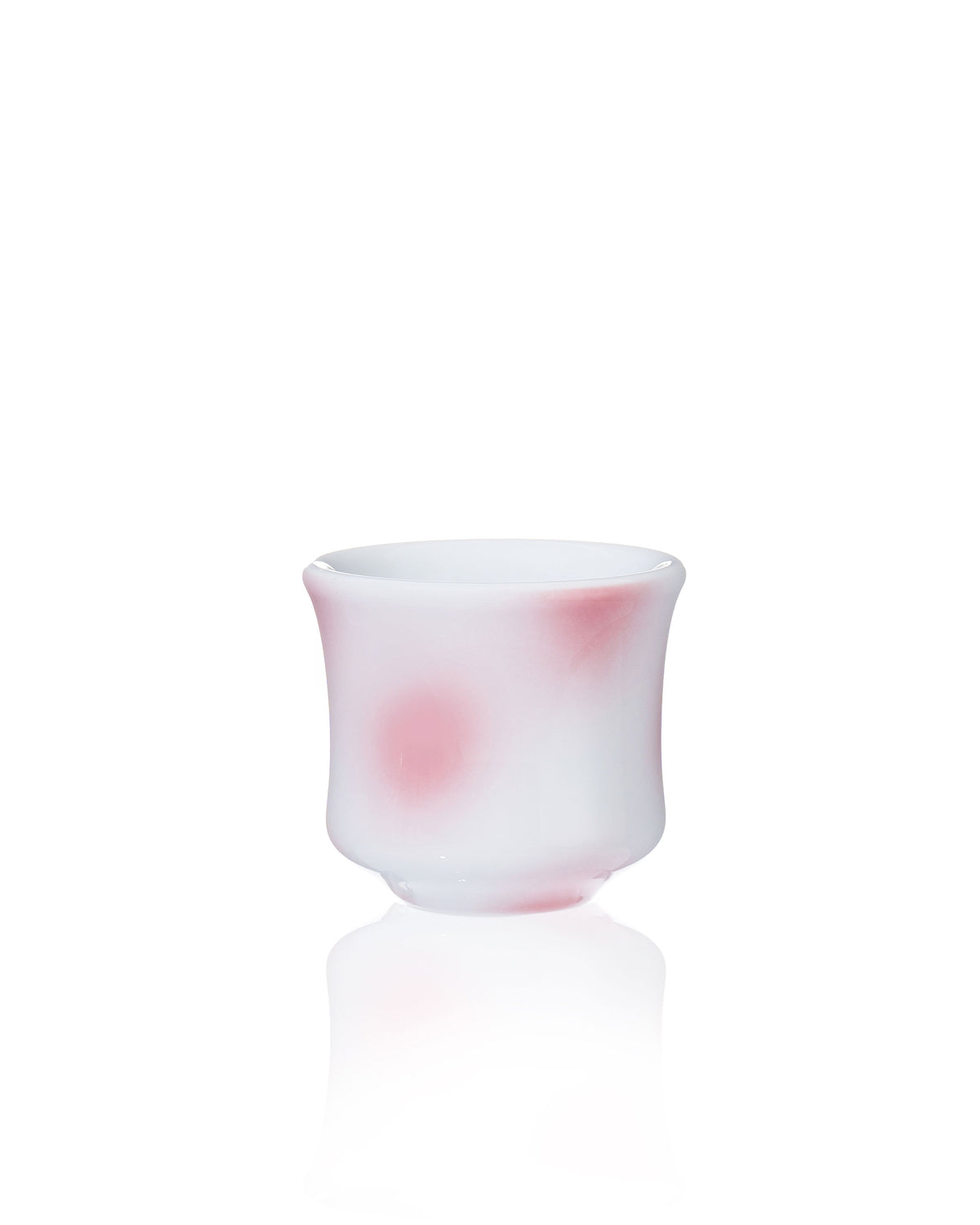 CCCLAY Millennial Pink Dots – Large Cortado Coffee Cup