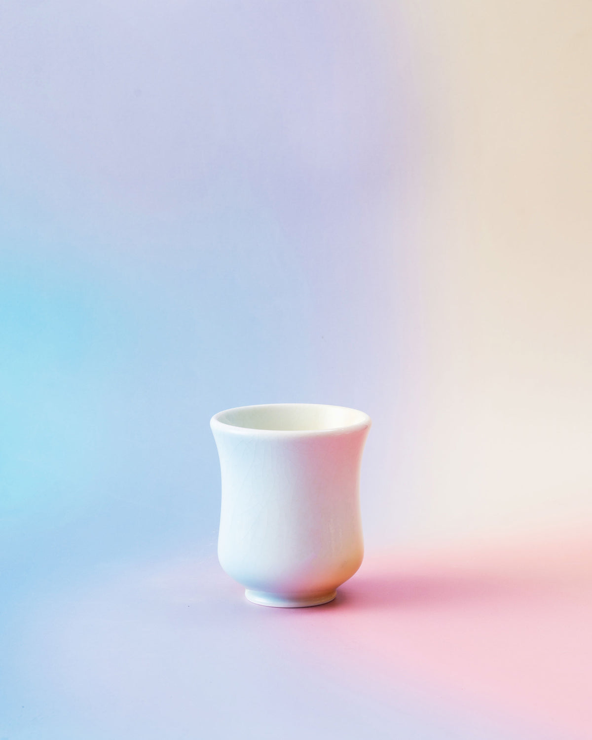 CCCLAY Sea Salt White Peach – Medium Sensory Coffee Cup