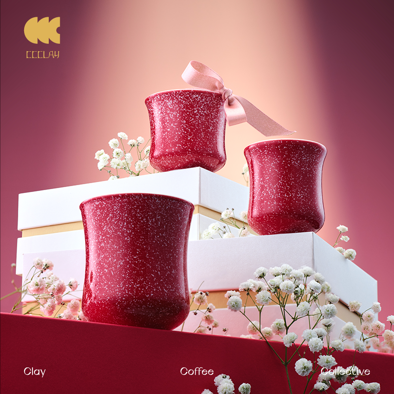 CCCLAY's design, The Red, Coffee Cup