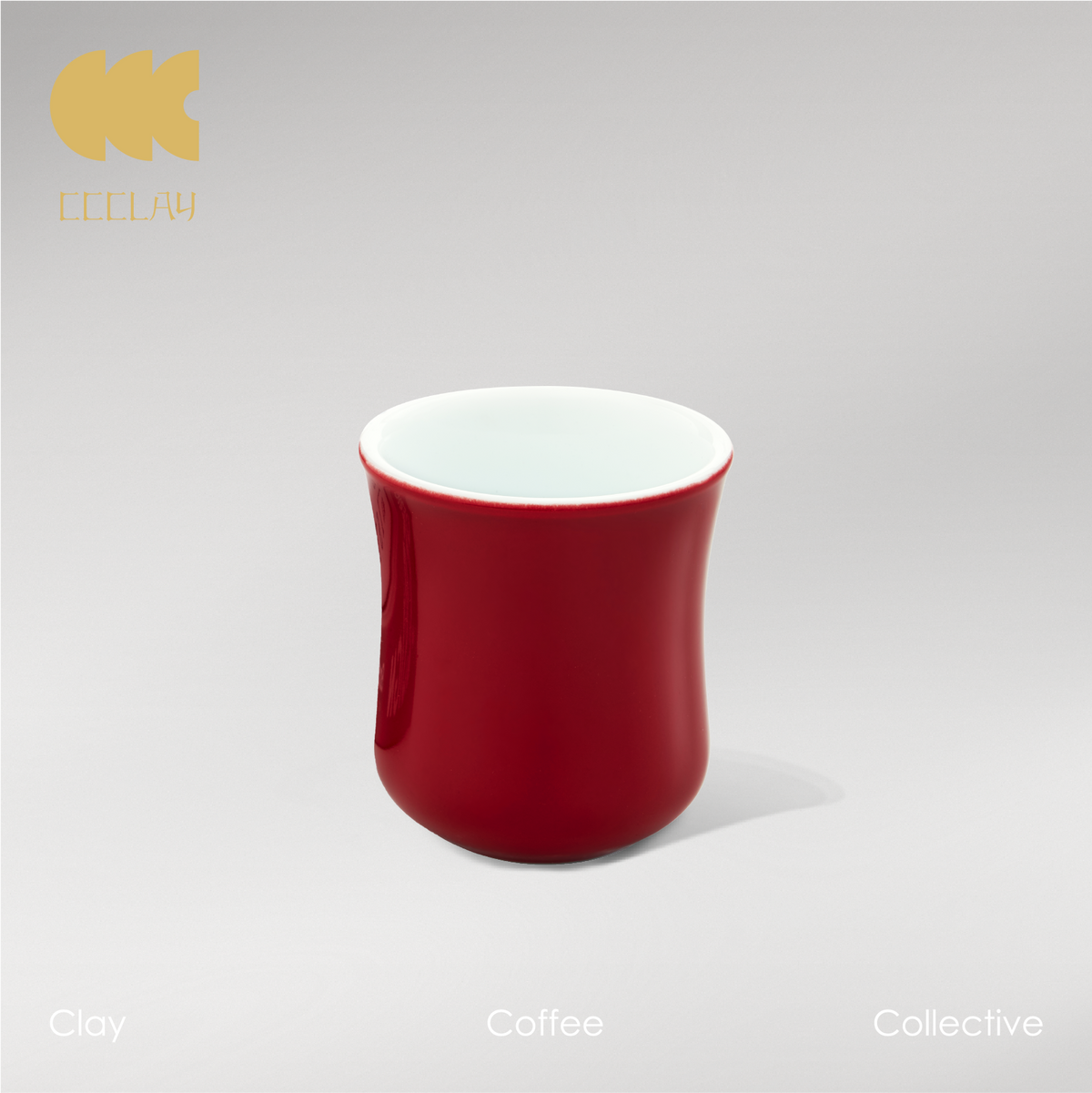 CCCLAY's design, Red, Coffee Cup