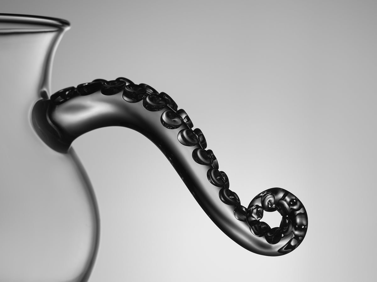 CCCLAY's design, Glass Coffee Server transparent octopus