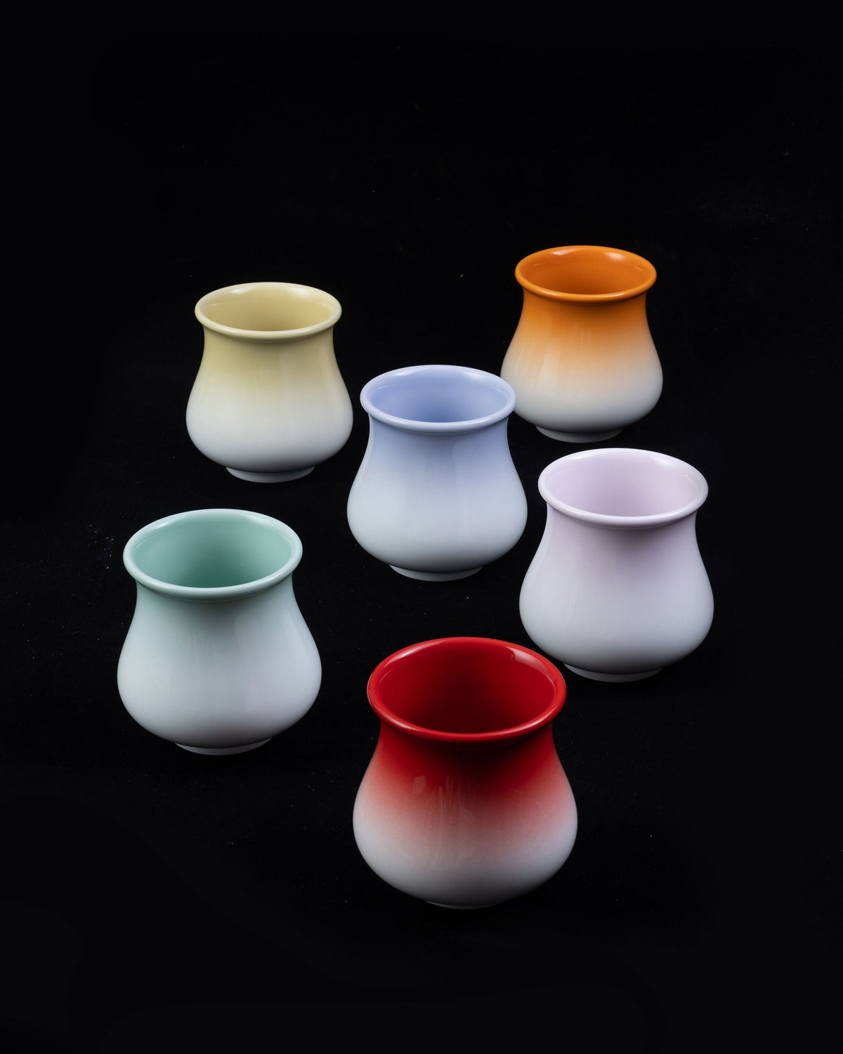 CCCLAY Monochrome Glaze coffee cups
