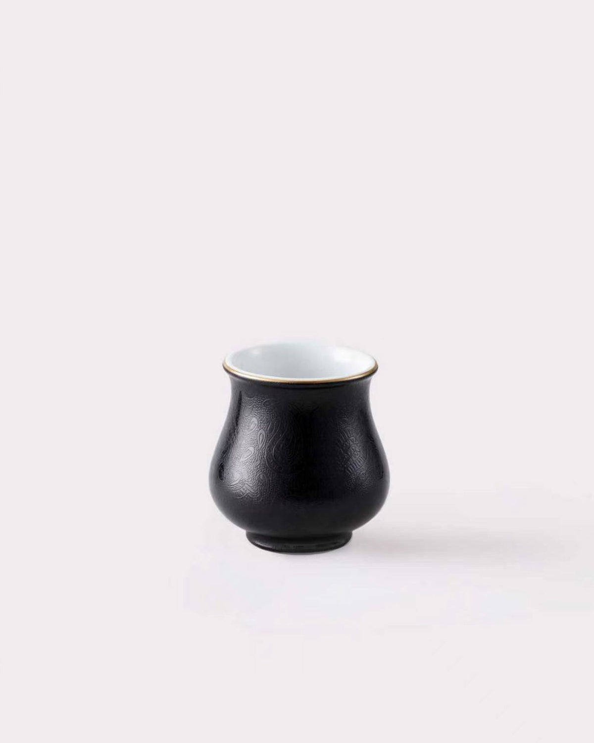 CCCLAY Night Carving Dark Bloom Hand-Carved – Small Aroma Coffee Cup