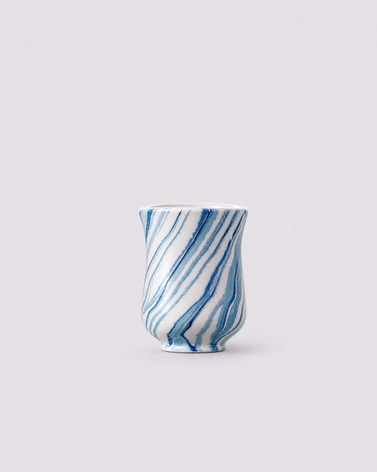 CCCLAY Drifting Sea Marbled Glaze – Medium Sensory Coffee Cup