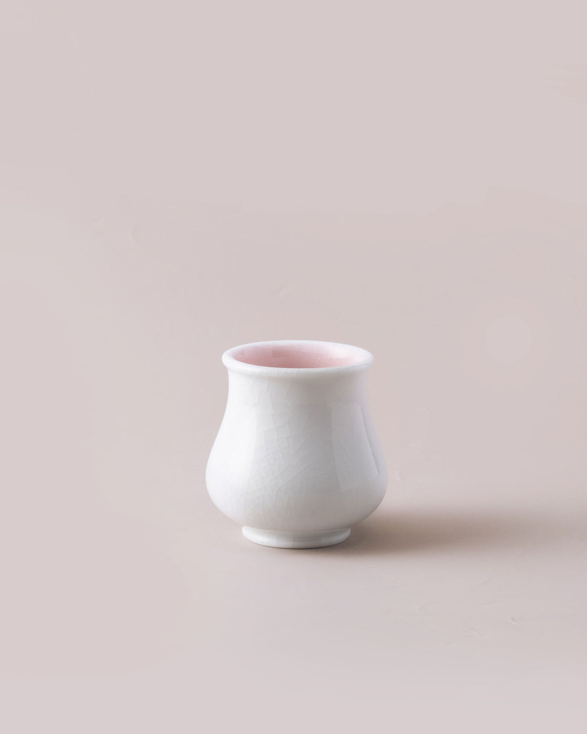 CCCLAY Elysian Pink Crackle – Small Aroma Coffee Cup