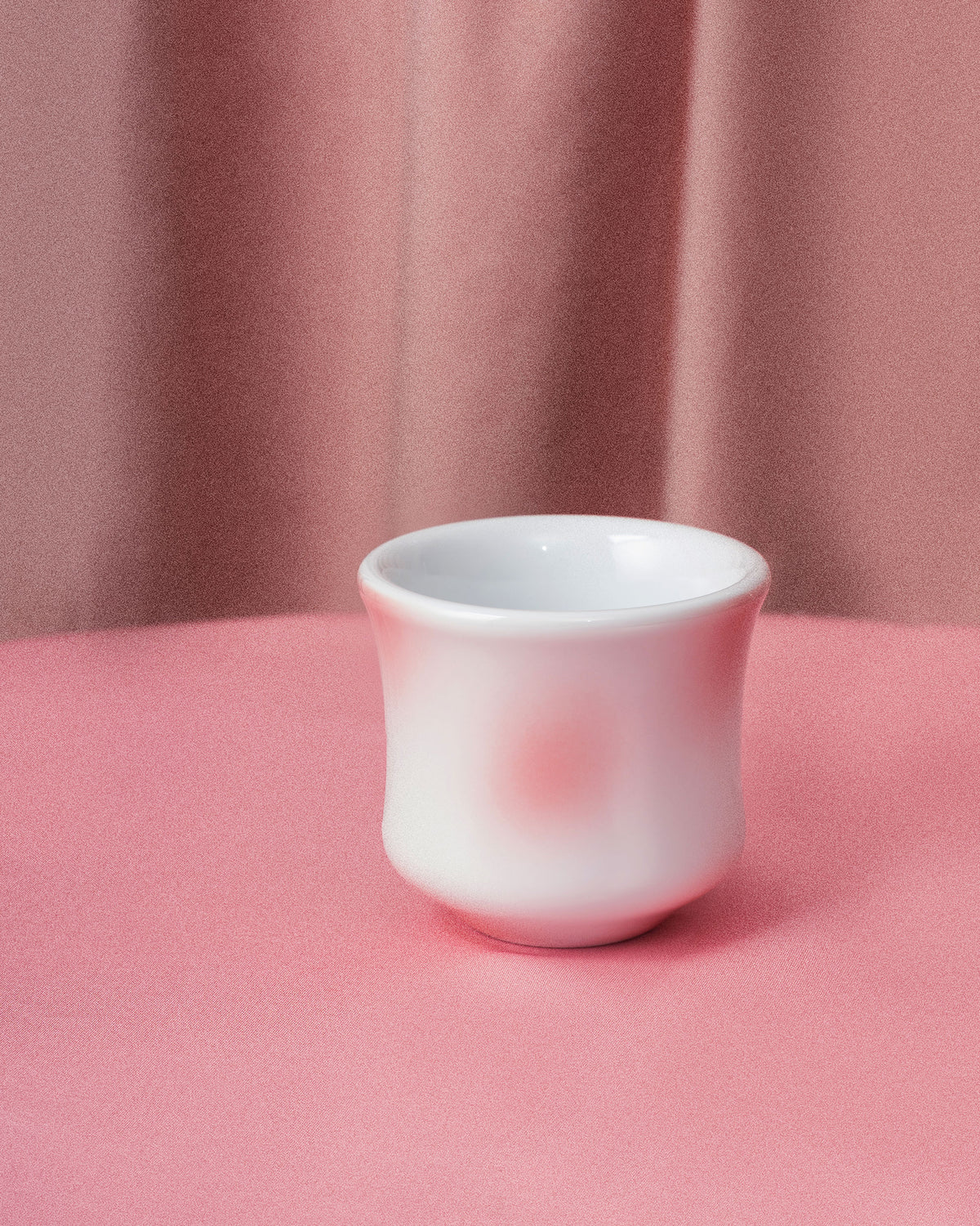 CCCLAY Millennial Pink Dots – Large Cortado Coffee Cup