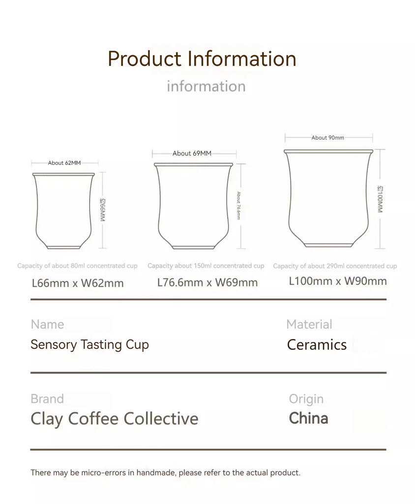 CCCLAY's design, Pinkish White, Coffee Cup