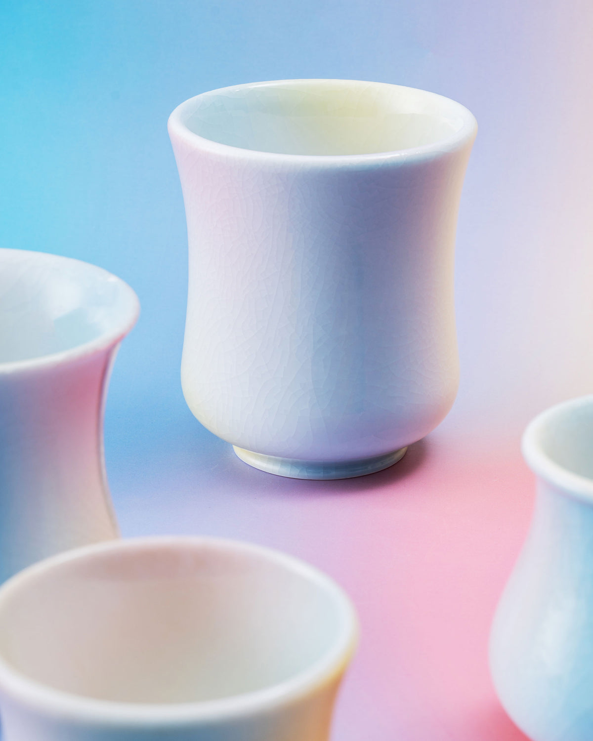 CCCLAY Sea Salt White Peach – Medium Sensory Coffee Cup