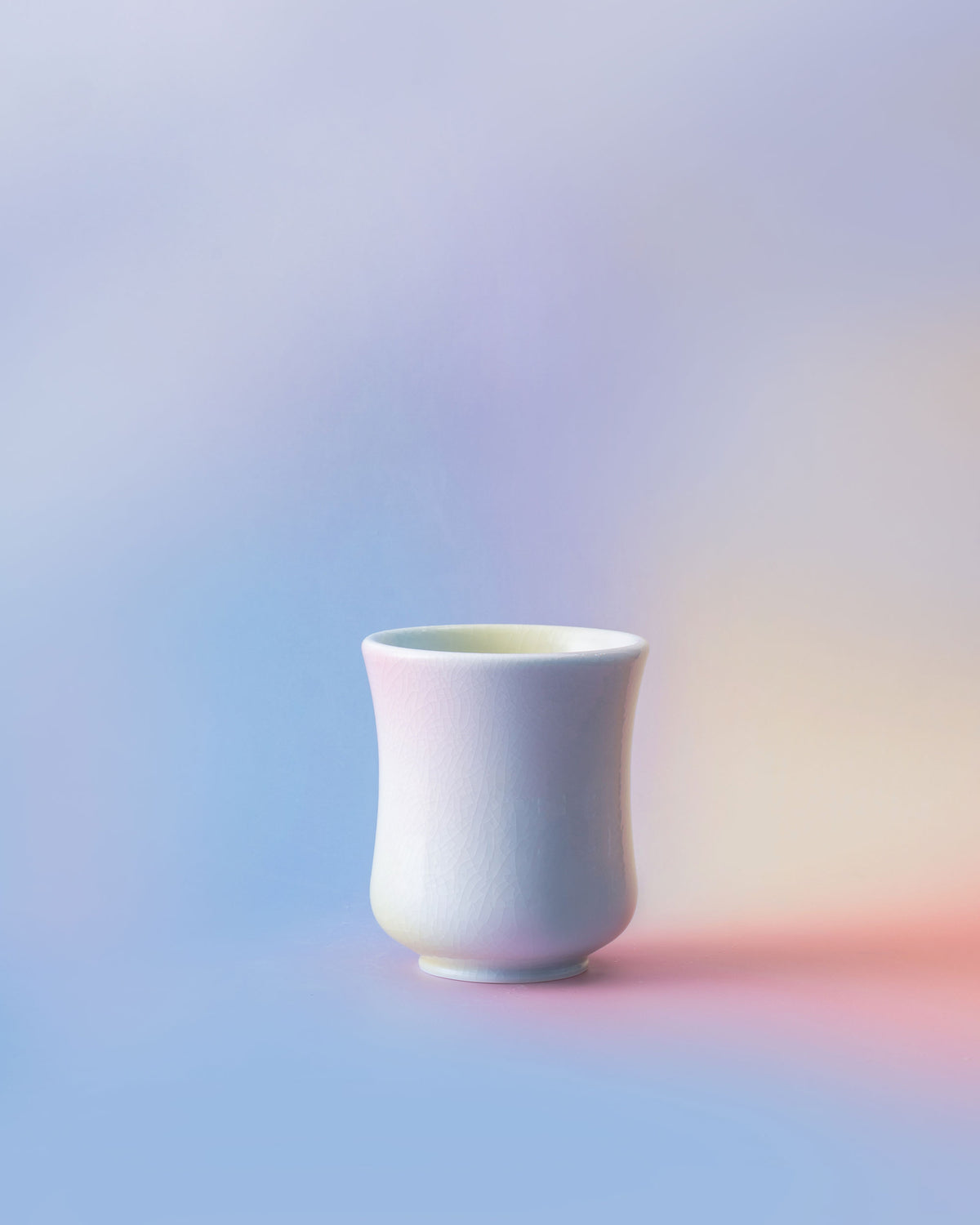 CCCLAY Sea Salt White Peach – Medium Sensory Coffee Cup
