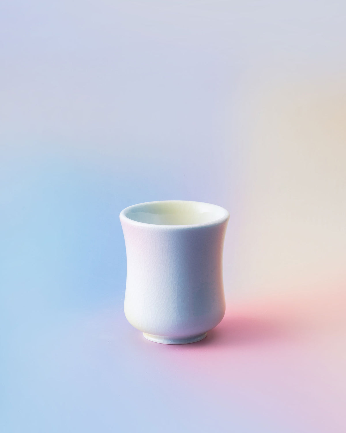 CCCLAY Sea Salt White Peach – Large Sensory Coffee Cup