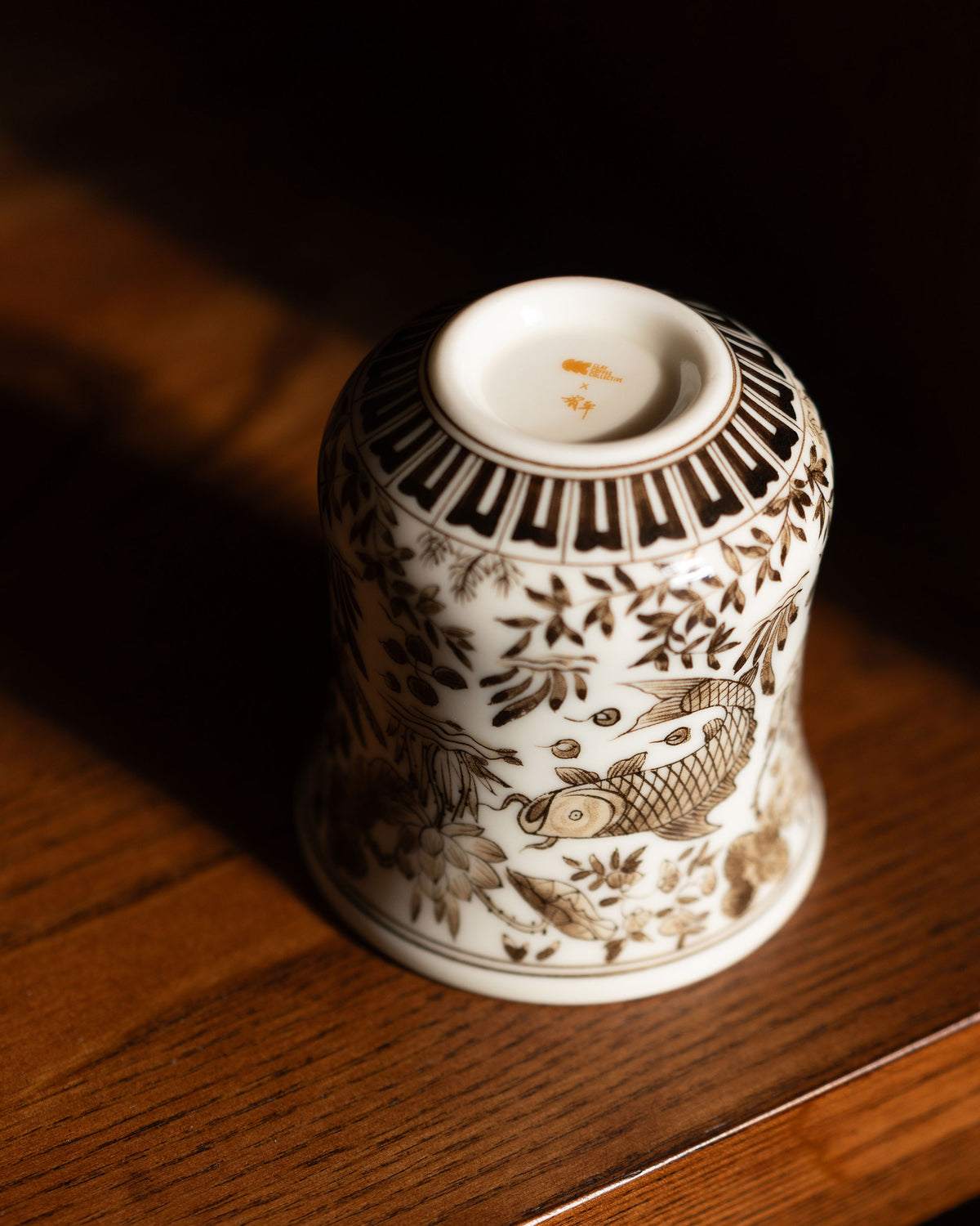 CCCLAY Yuan-Inspired Brown-Toned Qinghua – Medium Sensory Coffee Cup