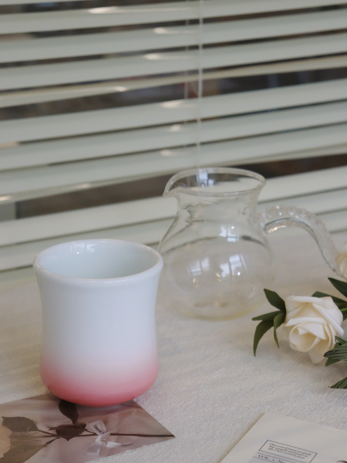 CCCLAY's design, Pinkish White, Coffee Cup