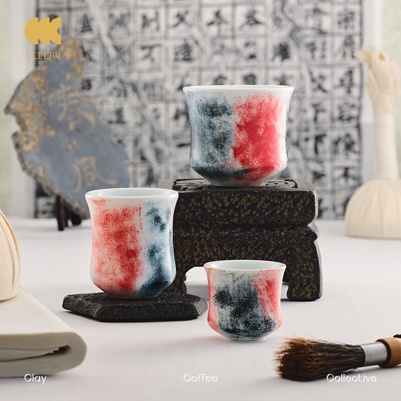 CCCLAY's design, Chicken-Blood Stone, Coffee cup