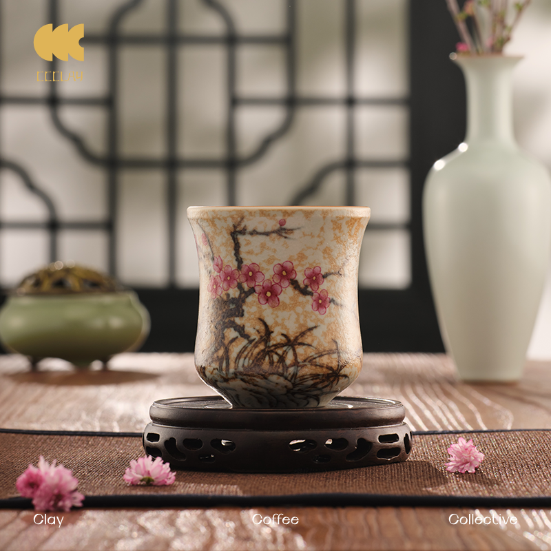 CCCLAY's design, Plum blossom, Coffee Cup